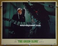 #1771 GREEN SLIME lobby card #2 69 cheesy sci-fi!