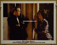 #1779 GUYS & DOLLS lobby card '55 Brando at crap game!