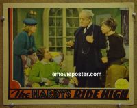 #1784 HARDYS RIDE HIGH lobby card '39 Mickey Rooney