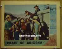 #1790 HEART OF ARIZONA lobby card '38 Hopalong Cassidy