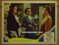 #1795 HEAVENLY BODY lobby card #4 '44 Powell, Lamarr