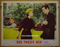 #1804 HER 12 MEN lobby card #6 '54 Greer Garson, Ryan