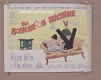 #9187 HONEYMOON MACHINE Title Lobby Card '61 Steve McQueen