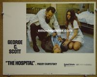 #1832 HOSPITAL lobby card #4 71 George C. Scott