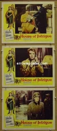 #5904 HOUSE OF INTRIGUE 3 LCs 59 Curt Jurgens 