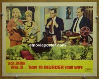 #1840 HOW TO MURDER YOUR WIFE lobby card #8 '65 Lemmon