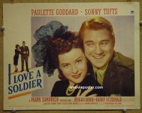 #1857 I LOVE A SOLDIER lobby card #4 '44 Goddard,Tufts