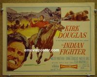 #9203 INDIAN FIGHTER Title Lobby Card '55 Kirk Douglas