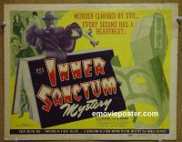 #9205 INNER SANCTUM Title Lobby Card '48 from radio series!