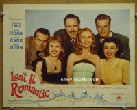 #1877 ISN'T IT ROMANTIC lobby card #8 '48 Veronica Lake