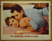 #1880 IT STARTED WITH A KISS lobby card #5 '59 Reynolds