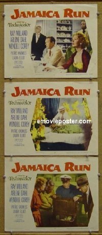 #5924 JAMAICA RUN 3LCs53 Milland, Arlene Dahl 