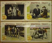 #1174 JEWELS OF DESIRE 4 lobby cards '27 Priscilla Dean