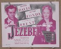 #275 JEZEBEL TC R56 Bette Davis, Fonda 