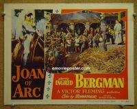 #1892 JOAN OF ARC lobby card #5 '48 Ingrid Bergman