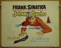 #9218 JOHNNY CONCHO Title Lobby Card '56 Frank Sinatra