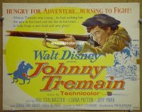 #9219 JOHNNY TREMAIN Title Lobby Card '57 Walt Disney