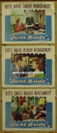 #7962 JUNE BRIDE 3 LCs '48 Davis, Montgomery 