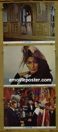 #1205 JUSTINE 3 11x14s '69 Anouk Aimee