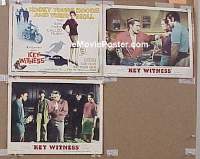 #354 KEY WITNESS 3 LCs '60 Dennis Hopper 