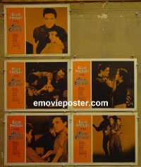 #1150 KING CREOLE 5 lobby cards '58 Elvis Presley