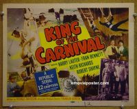 #9227 KING OF THE CARNIVAL Title Lobby Card '55 serial