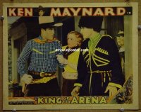 #1912 KING OF THE ARENA lobby card 1933 Ken Maynard