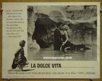 #1920 LA DOLCE VITA lobby card #2 '66 Federico Fellini