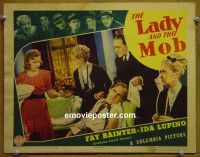 #1925 LADY & THE MOB lobby card '39 Ida Lupino