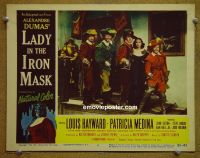 #1930 LADY IN THE IRON MASK lobby card #6 '52 Hayward