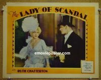 #1933 LADY OF SCANDAL lobby card '30 Ruth Chatterton