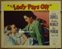 #8010 LADY PAYS OFF LC #3 '51 Linda Darnell 