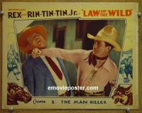 #1944 LAW OF THE WILD Chap 1 lobby card '34 serial