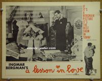 #1952 LESSON IN LOVE lobby card '54 Ingmar Bergman