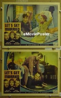 #195 LET'S GET MARRIED 2 LCs '37 Ida Lupino 