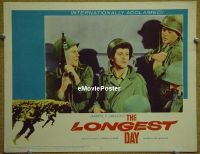 #1982 LONGEST DAY lobby card #5 '62 all-star cast!