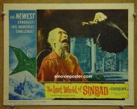 #1986 LOST WORLD OF SINBAD lobby card #6 '65 Toho