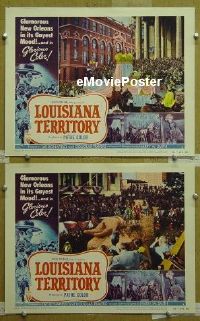 #197 LOUISIANA TERRITORY 2LCs 53 3D MardiGras 