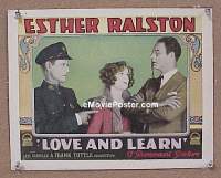 #376 LOVE & LEARN LC '28 Esther Ralston 