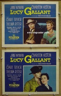 #8083 LUCY GALLANT 2 LCs '55 Charlton Heston 