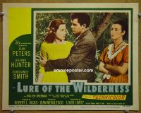 #1996 LURE OF THE WILDERNESS lobby card #2 '52 Peters