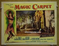 #2006 MAGIC CARPET lobby card '51 Lucille Ball