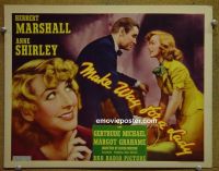 #9264 MAKE WAY FOR A LADY Title Lobby Card '36 Anne Shirley