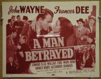 #8107 MAN BETRAYED TC R43 John Wayne 