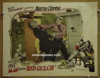 #2015 MAN FROM RED GULCH lobby card '25 Harry Carey