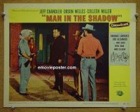 #2018 MAN IN THE SHADOW lobby card #4 58 Welles