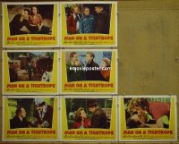 #8113 MAN ON A TIGHTROPE 7LCs53 Fredric March 