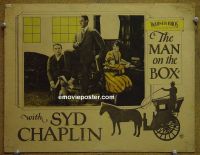 #2019 MAN ON THE BOX lobby card '25 Syd Chaplin