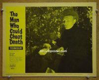 #2020 MAN WHO COULD CHEAT DEATH lobby card #3 '59 Hammer