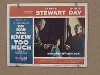 #2022 MAN WHO KNEW TOO MUCH  lobby card #8 '56 Stewart